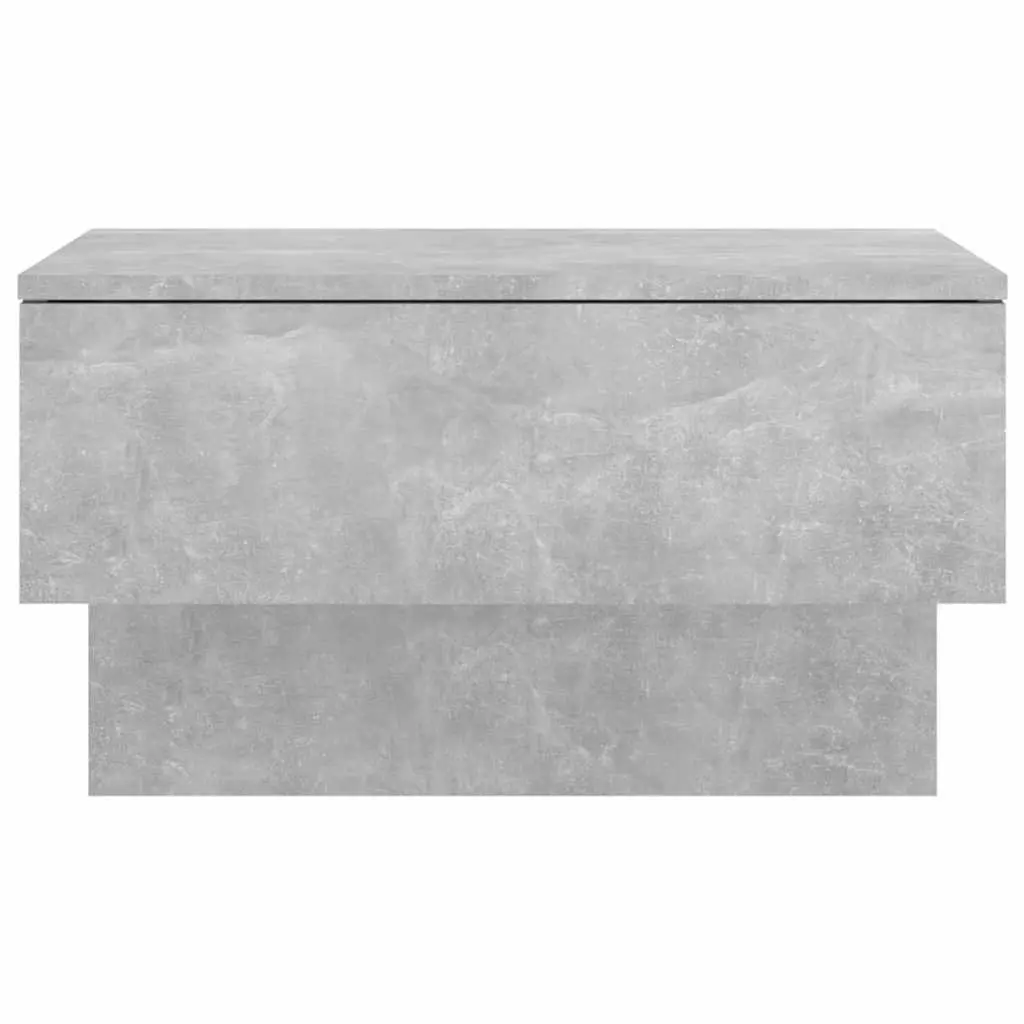 Floating Storage Cabinets 2 Piece Grey Engineered Wood Wall-Mounted Bedside Tables