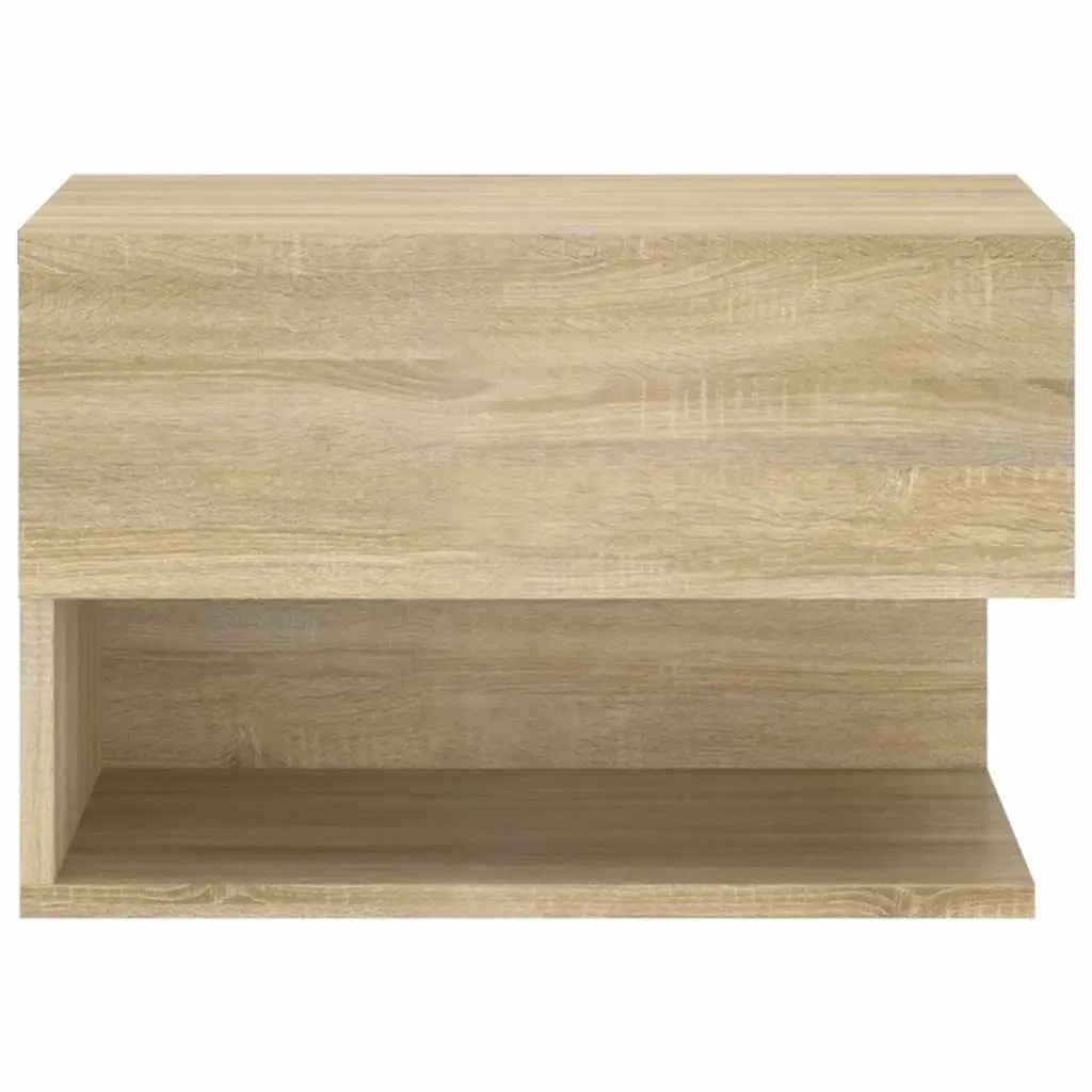 Brown Floating Nightstand