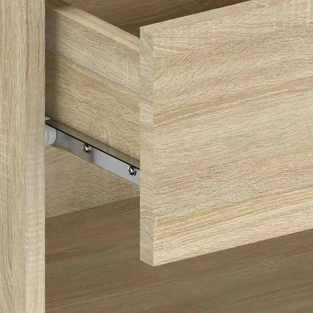 Brown Floating Nightstand
