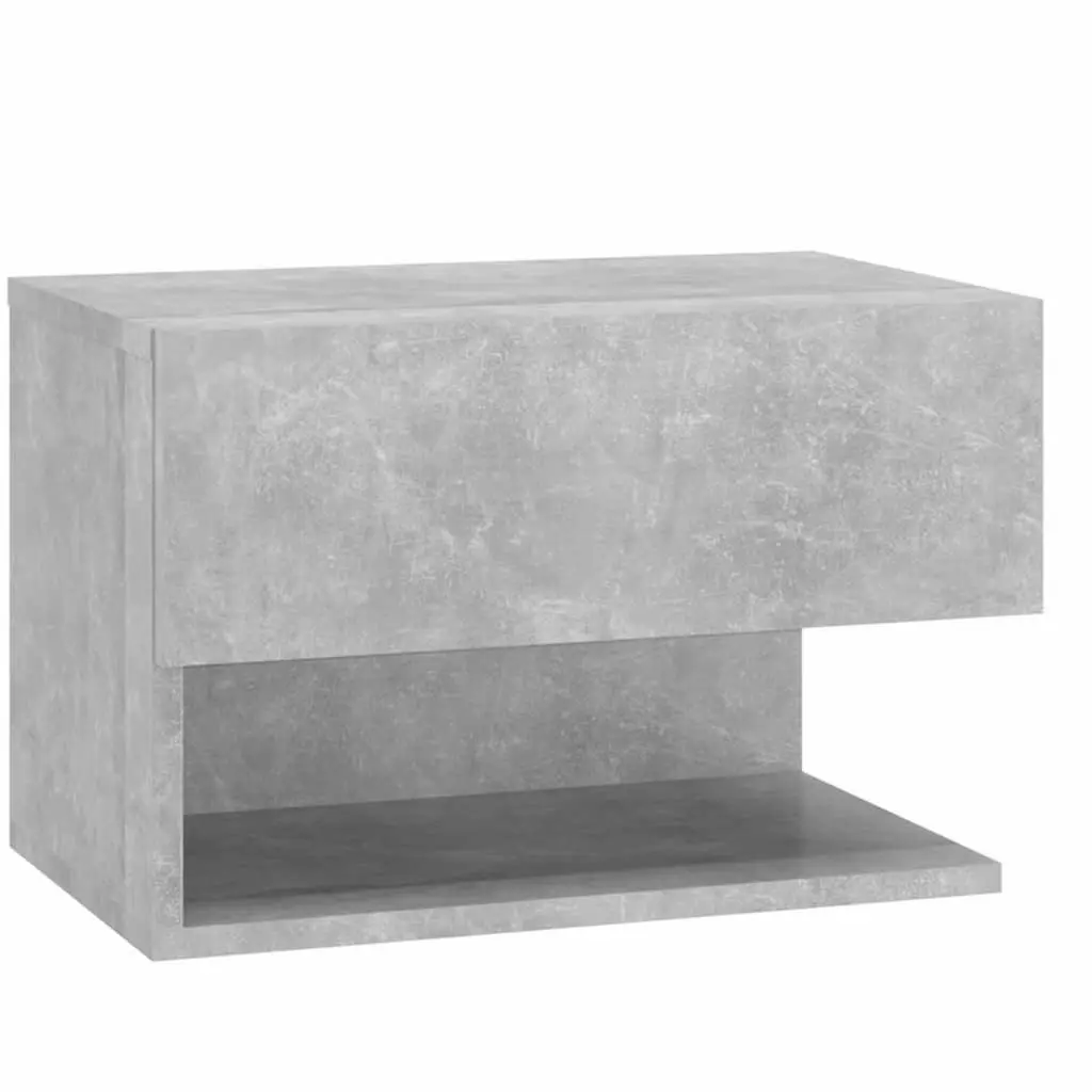 Grey Floating Shelves