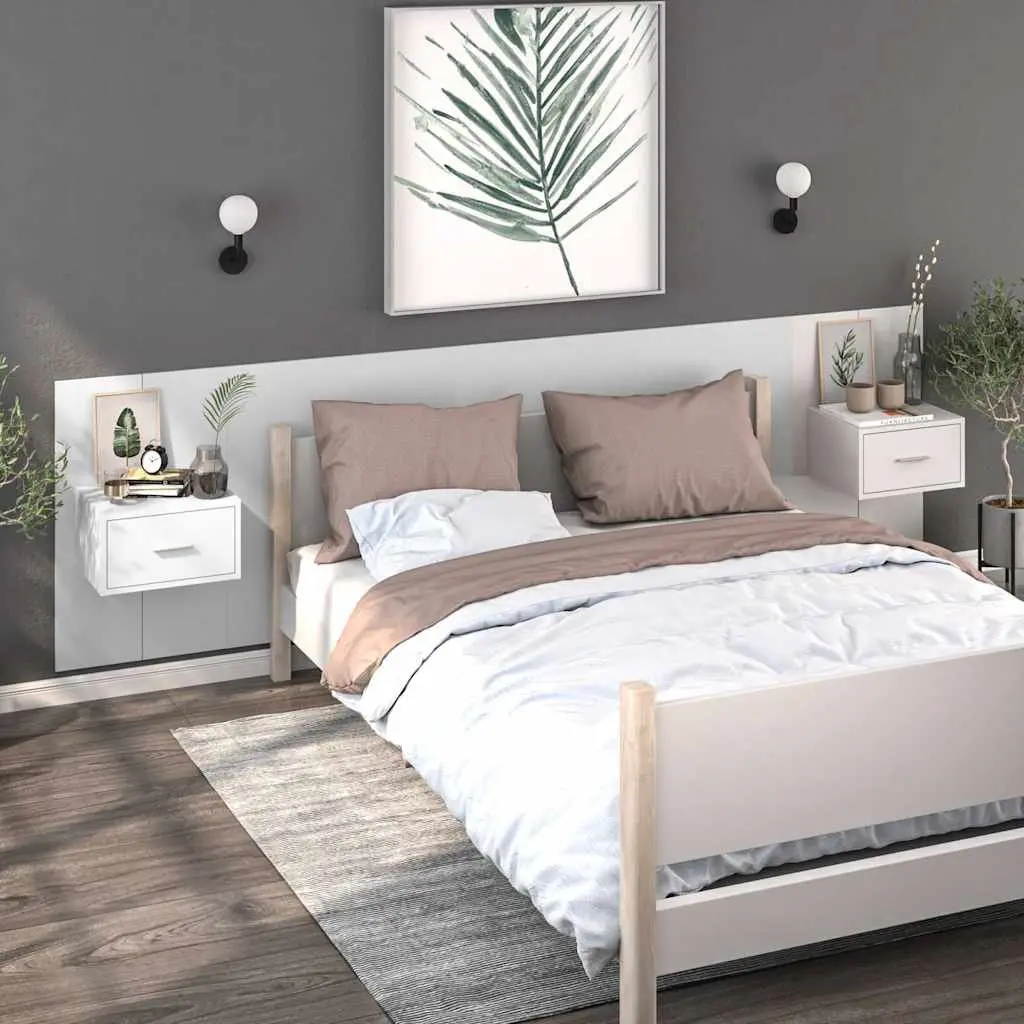 Wall-Mounted Bedside Cabinet