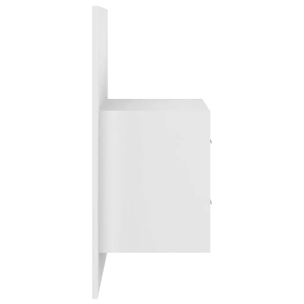 Wall-Mounted Bedside Cabinet with Drawer