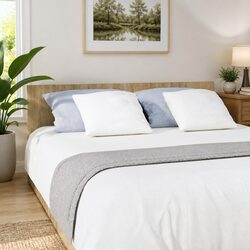 Upgrade Your Bedroom with this Brown Bed Headboard