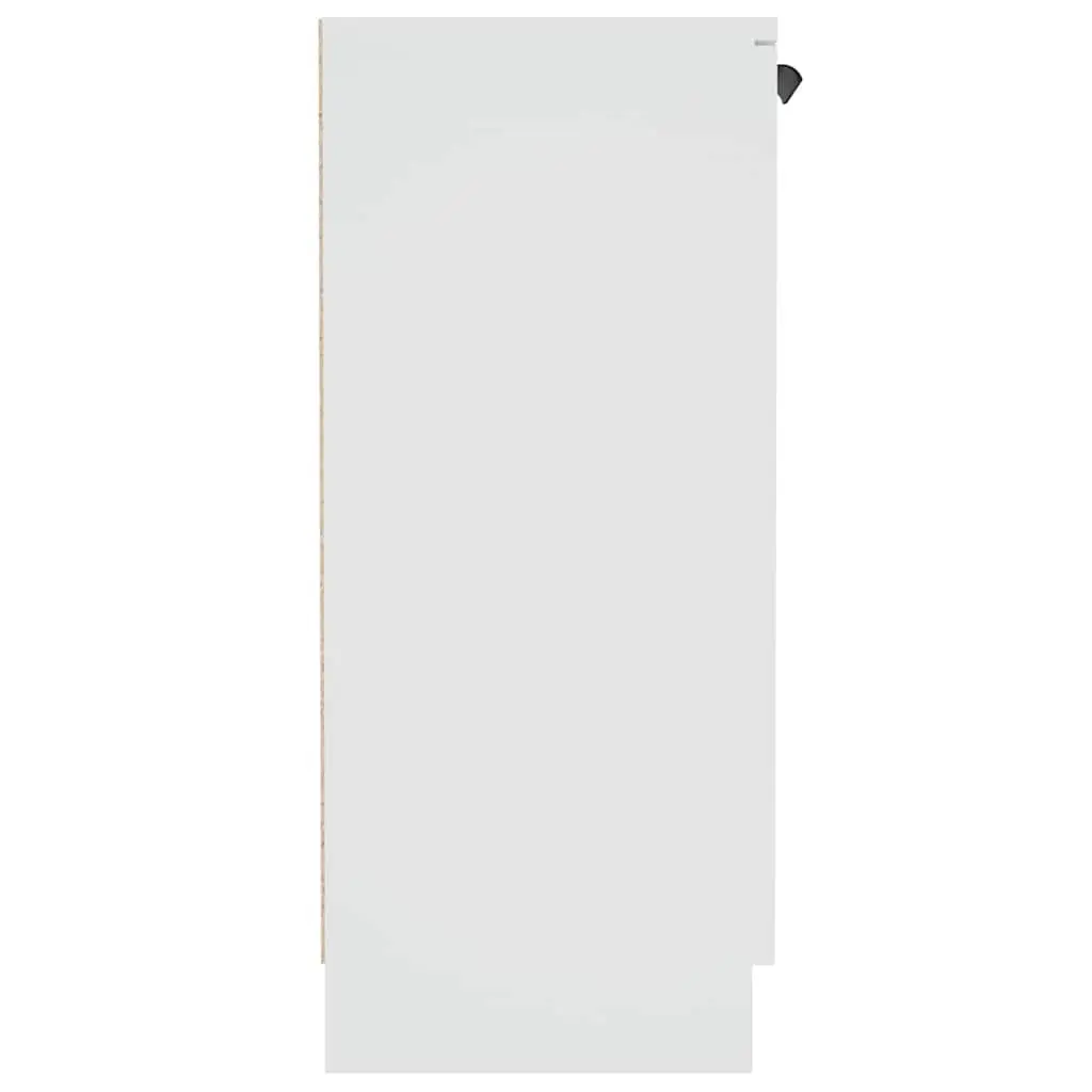 Sideboard White 60x30x70 cm Storage Cabinet Engineered Wood Furniture Buffet
