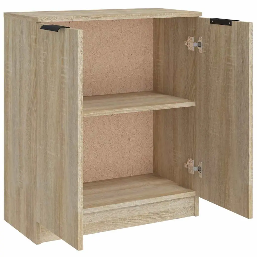 Sideboard Brown Engineered Wood Storage Cabinet 60x30x70cm