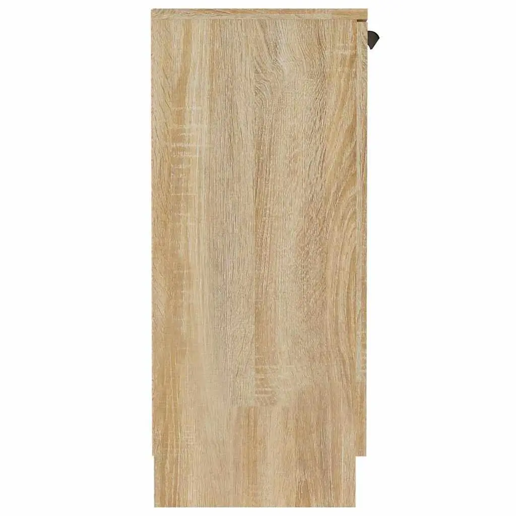 Sideboard Brown Engineered Wood Storage Cabinet 60x30x70cm