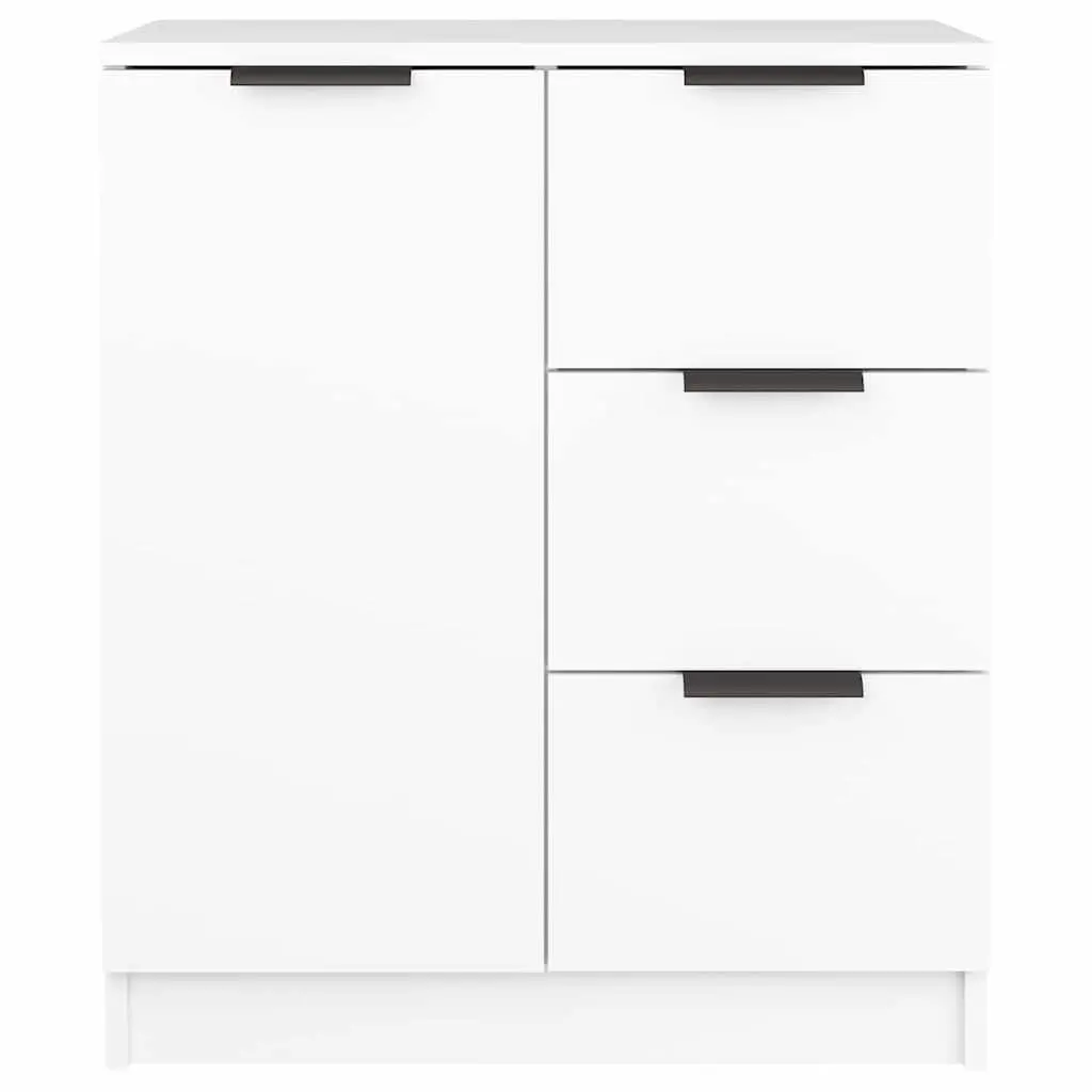 White Sideboard Cabinet Engineered Wood 60x30x70 cm