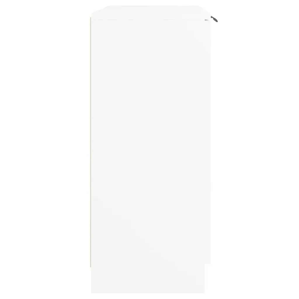 White Sideboard Cabinet Engineered Wood 60x30x70 cm
