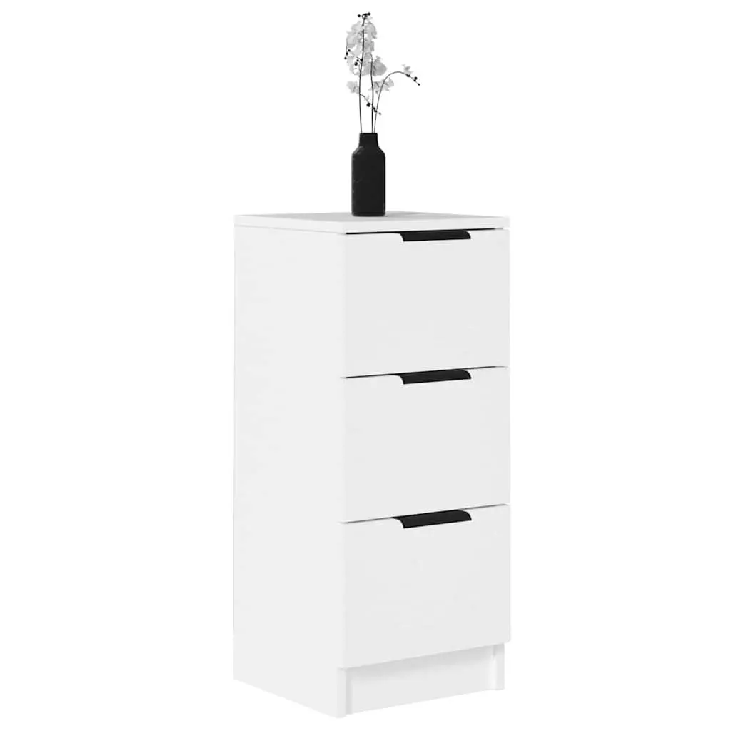 Sideboard Cabinet White 30x30x70cm Storage Drawers