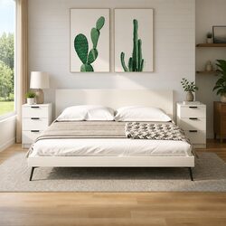 Your New Favorite Nightstands - White Bedside Cabinets Set