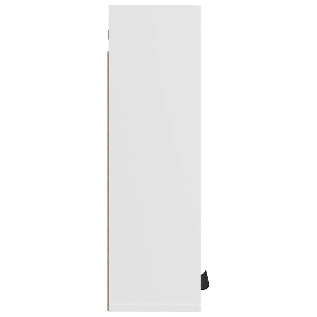 Wall-Mounted Bathroom Cabinet White One-Door Storage Unit 32x20x67cm