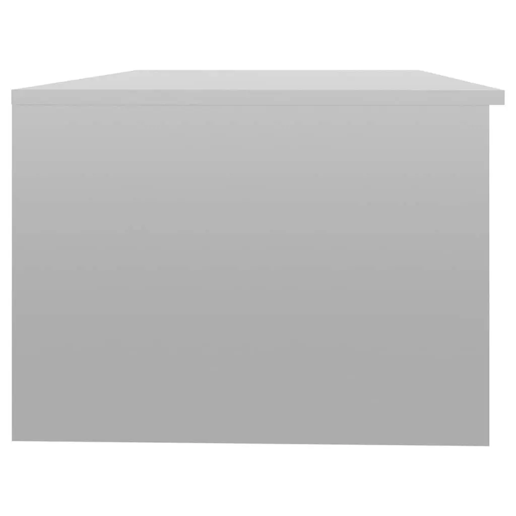 Coffee Table High Gloss White Modern Living Room Furniture Storage Compartments