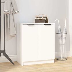 Your Go-To Shoe Cabinet with 2 Doors, 59x35x70cm