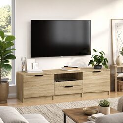 Friendly Storage Solution: Sonoma Oak 140cm TV Cabinet