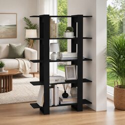 Friendly Black Room Divider Bookshelf for Your Home