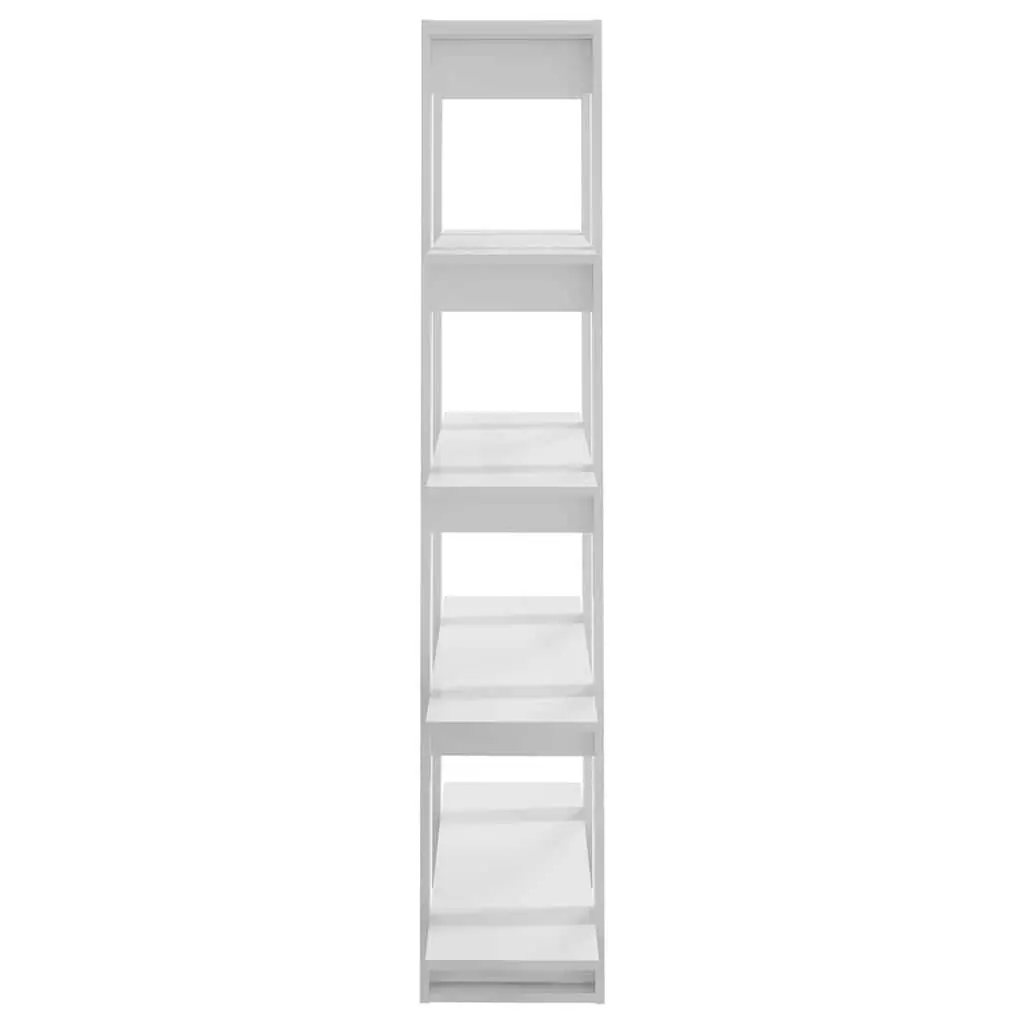 High Gloss White Book Cabinet Room Divider Bookshelf 100x30x160cm