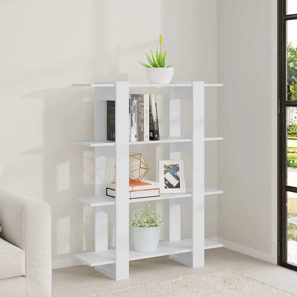 Book Cabinet Room Divider White Shelving Storage Organiser Display Stand Shelf