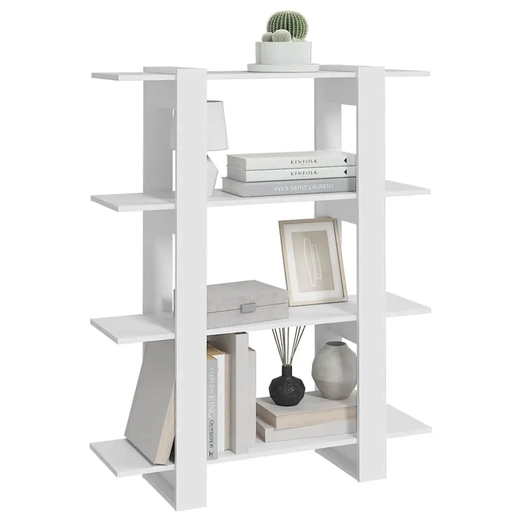Book Cabinet Room Divider White Shelving Storage Organiser Display Stand Shelf