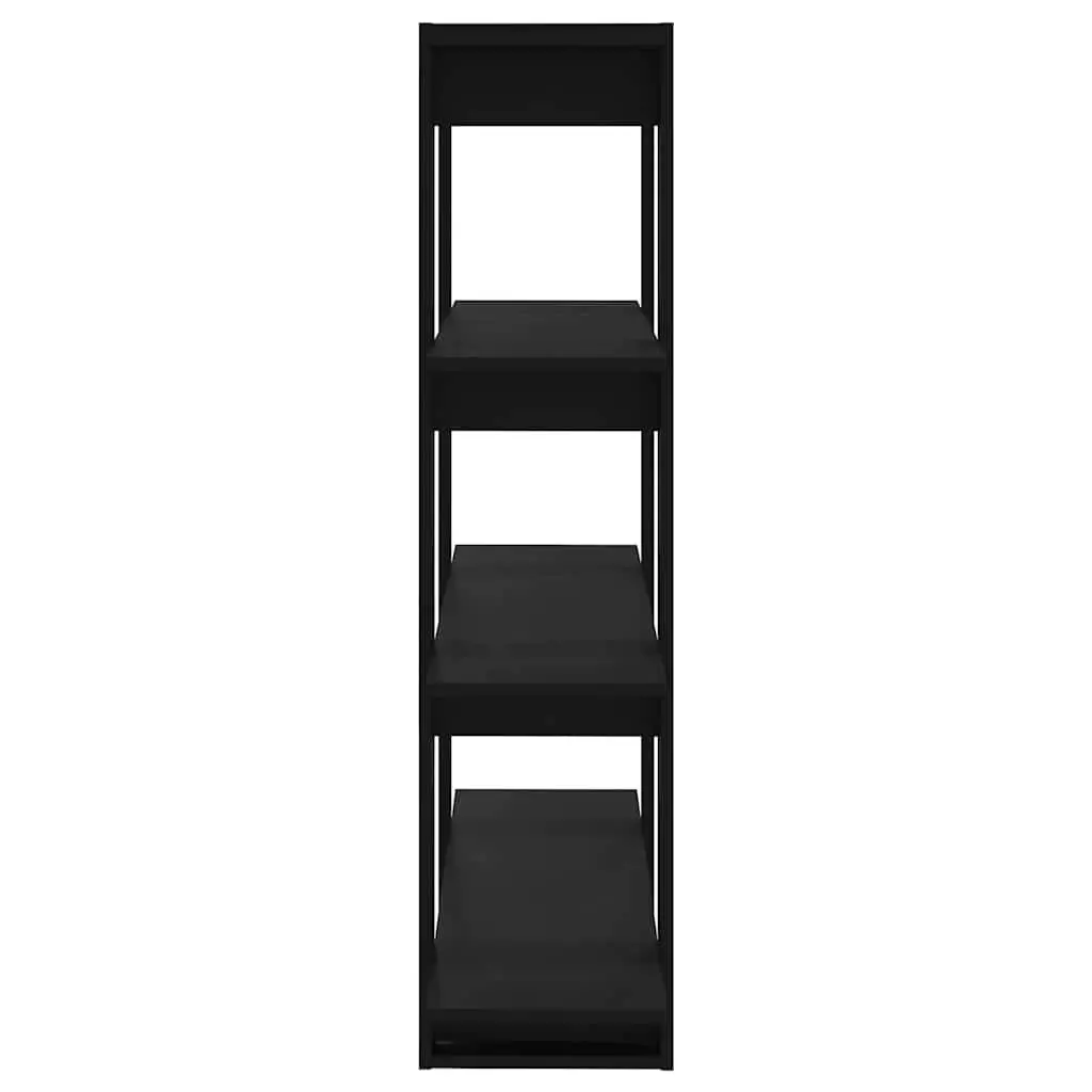 Black Book Cabinet Standing Shelf Storage Organiser Room Divider 100cm x 30cm x 123.5cm