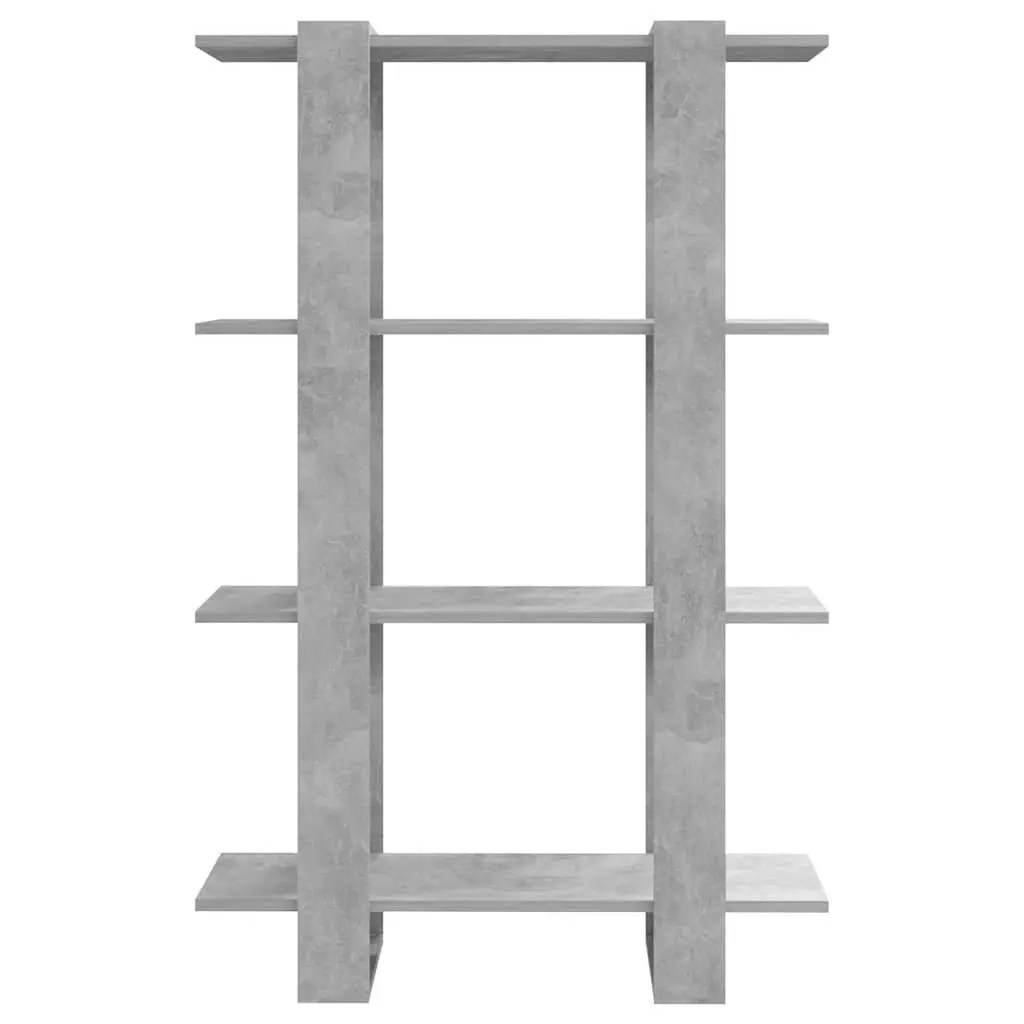 Grey Wooden Book Cabinet