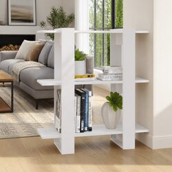 Your Friendly White Wooden Book Cabinet for Storage