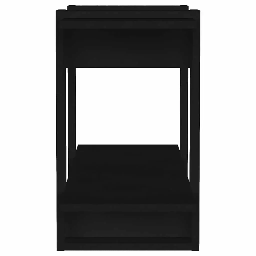 Book Cabinet Room Divider Black Shelving Unit Storage Organiser Display Shelf