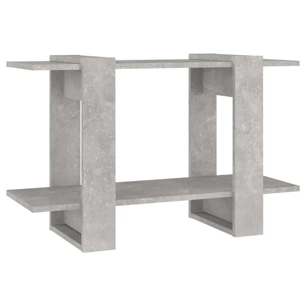 Book Cabinet Room Divider Grey 80x30x51cm