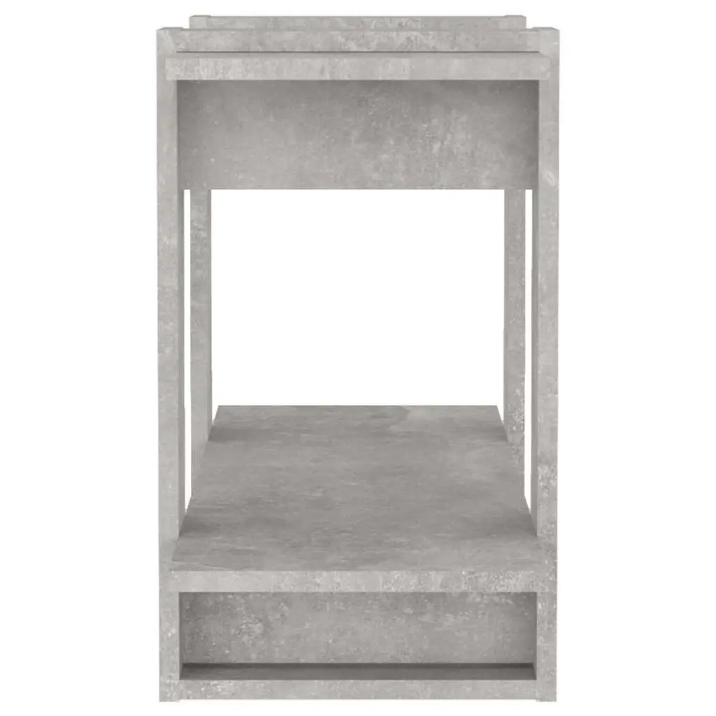 Book Cabinet Room Divider Grey 80x30x51cm