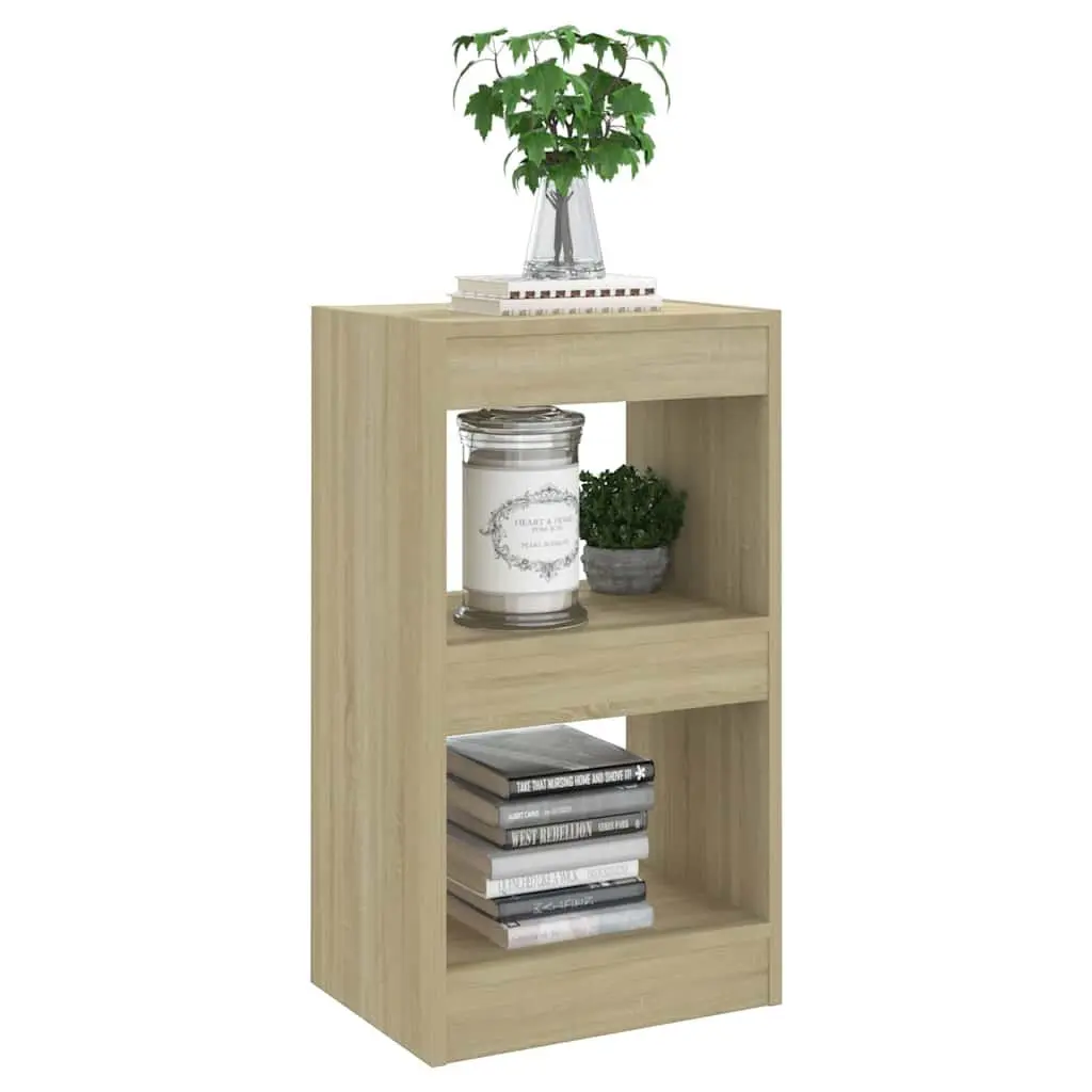 Book Cabinet Room Divider Brown 40x30x72cm Storage Shelving Unit