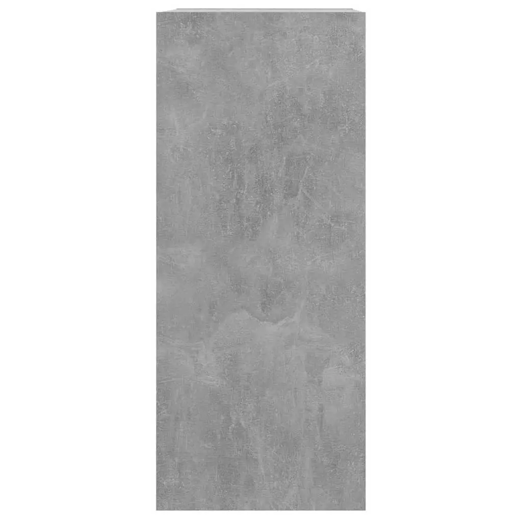 Book Cabinet Room Divider Grey Shelving Unit 40 x 30 x 72 cm