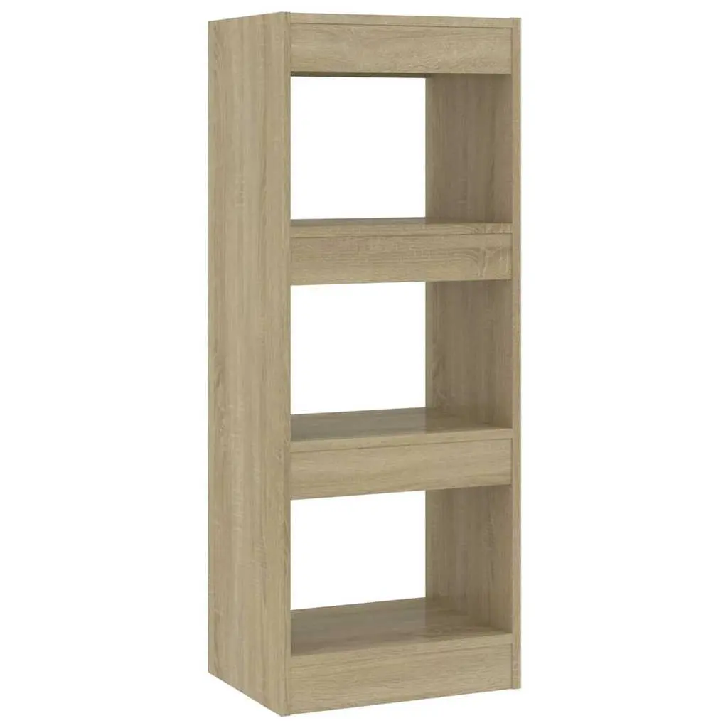 Book Cabinet Room Divider Wooden Shelving Unit Brown 40 x 30 x 103 cm