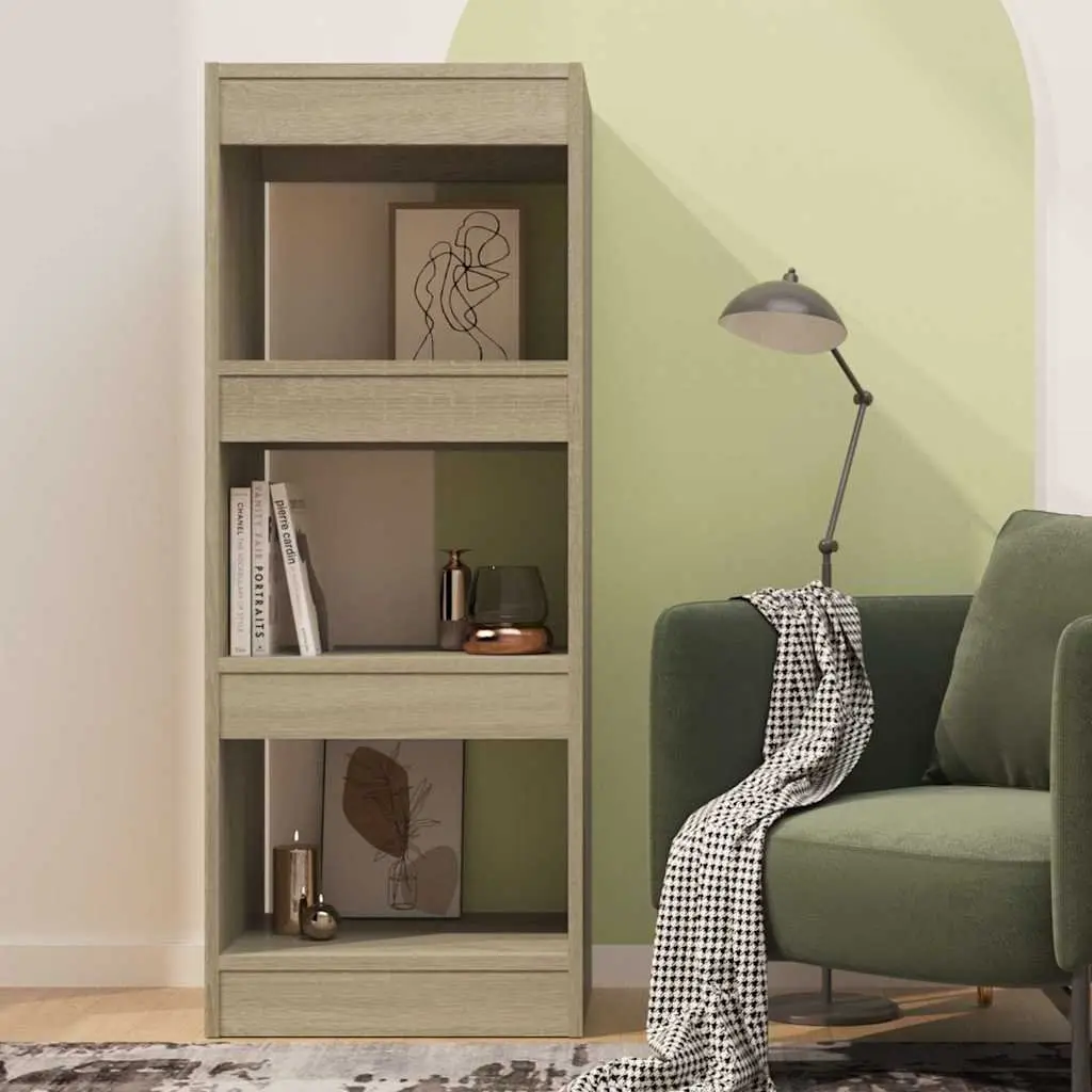 Book Cabinet Room Divider Wooden Shelving Unit Brown 40 x 30 x 103 cm