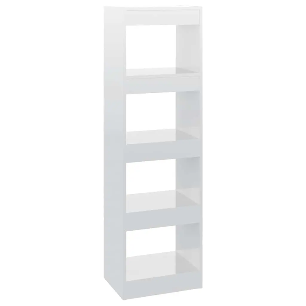 White Gloss Book Cabinet