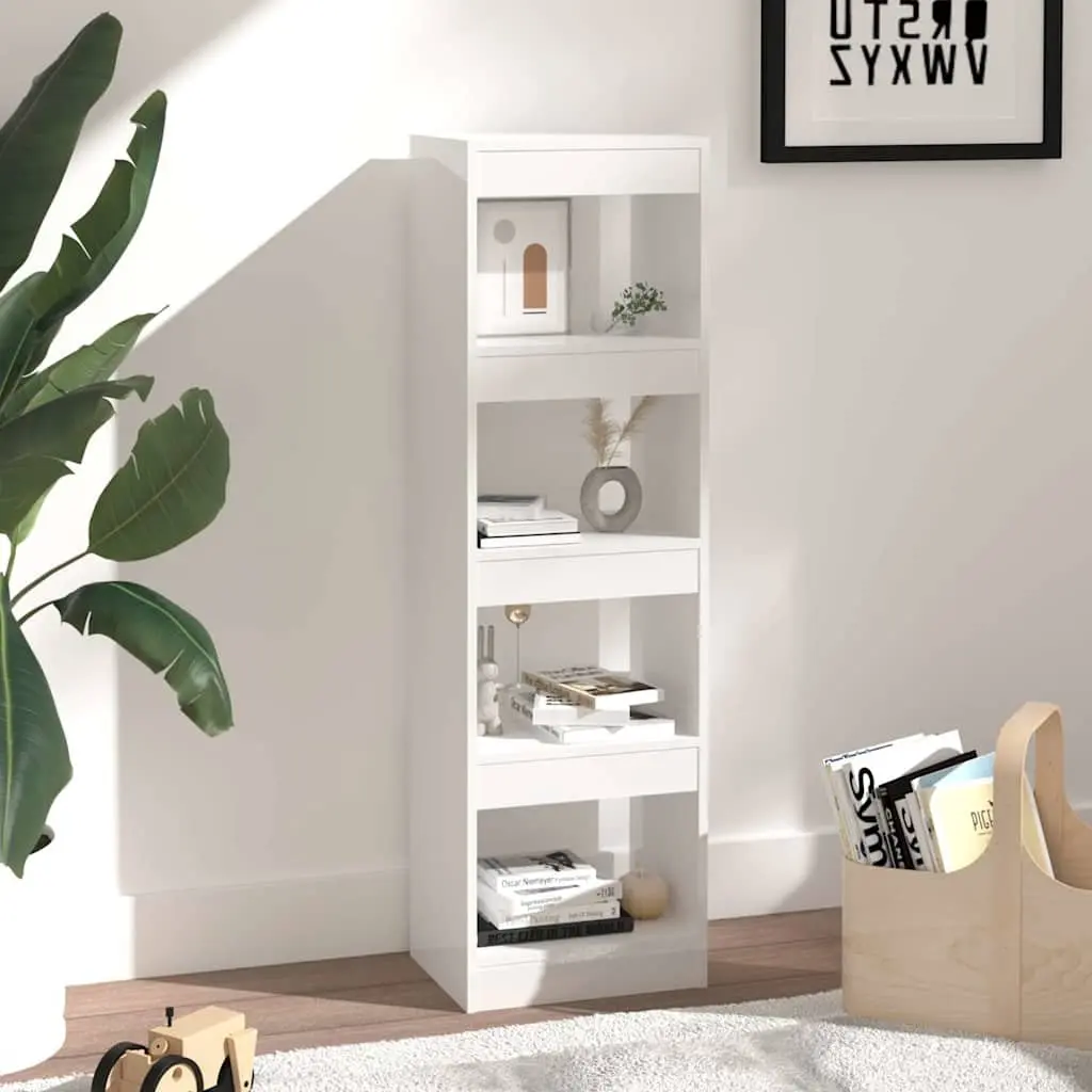 White Gloss Book Cabinet