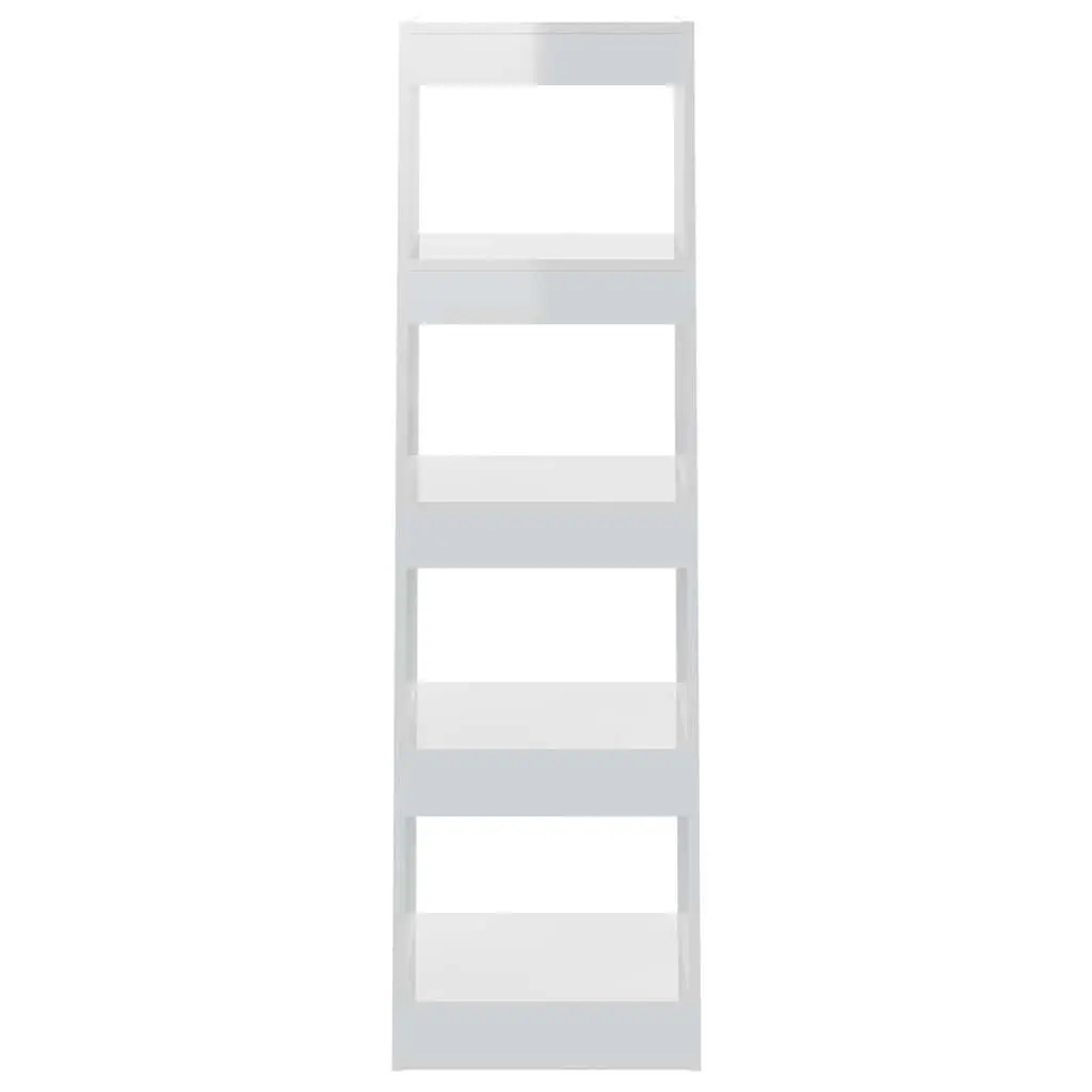 White Gloss Book Cabinet