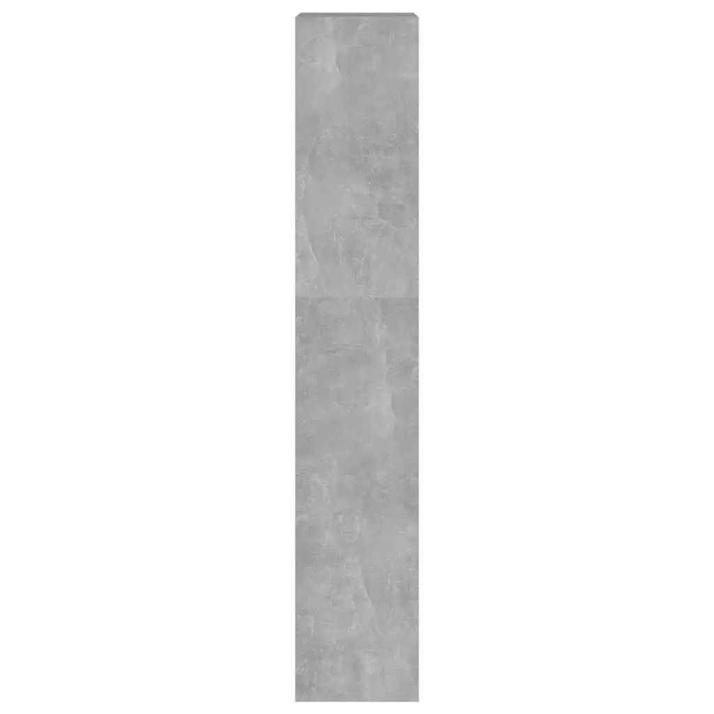 Book Cabinet Grey Room Divider Storage Shelf Standing Shelving Unit 40 x 30 x 166 cm