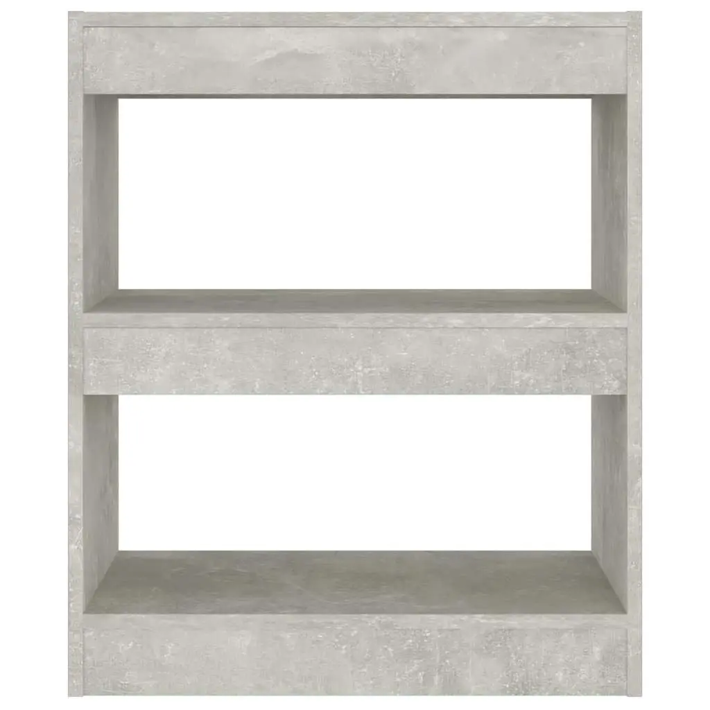 Book Cabinet Grey Storage Shelf Organiser 60W x 30D x 72H cm