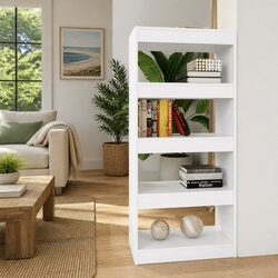 Your Perfect White Bookshelf Room Divider 60x30x135 cm