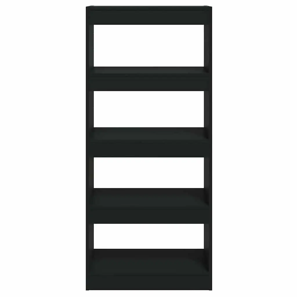 Black Bookshelf and Room Divider