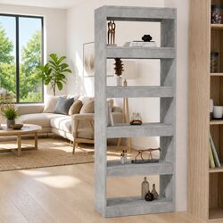 Your Ideal Grey Book Cabinet - Room Divider for Any Space
