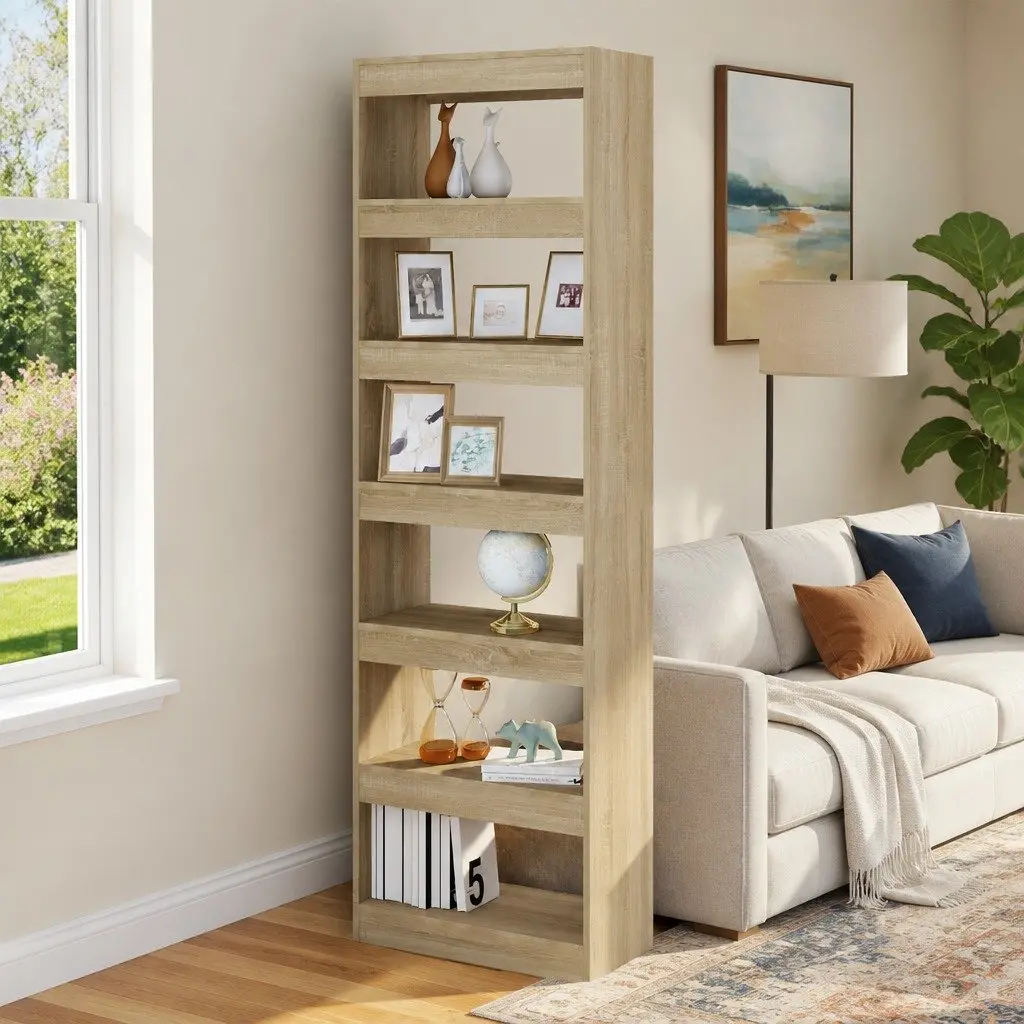 Brown Wooden Book Cabinet for Storage Needs