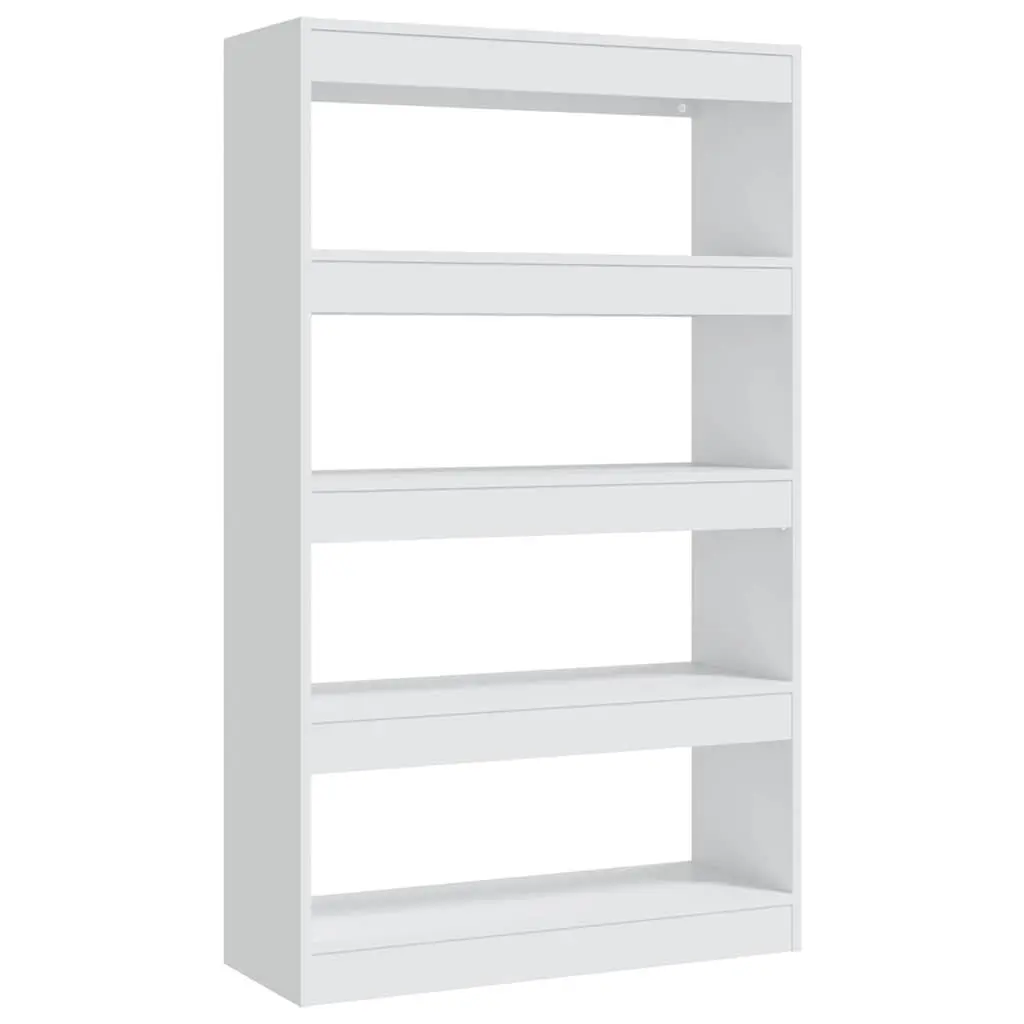 White Book Cabinet Room Divider 80x30x135cm