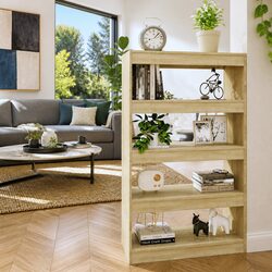 Friendly Book Cabinet Room Divider for Your Home 80x30x135 cm