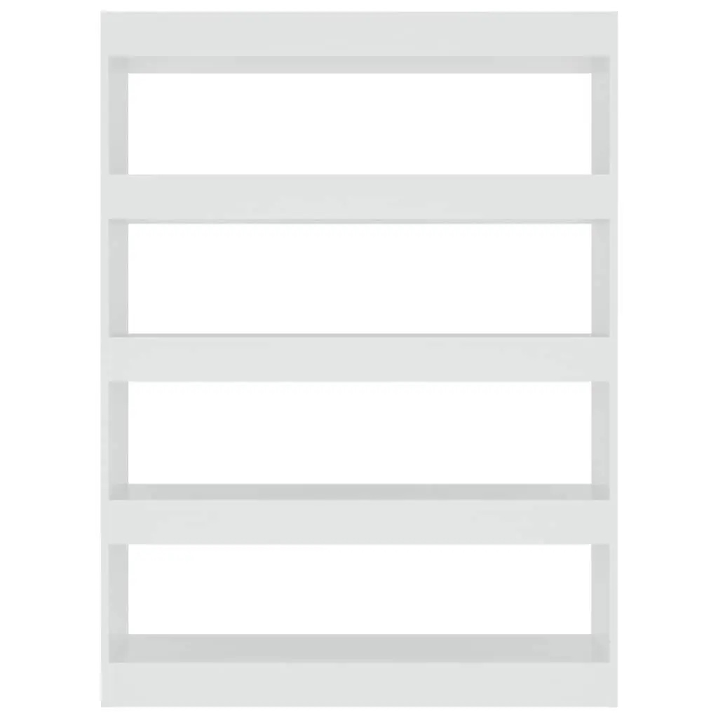 White Book Cabinet Room Divider Shelving Unit 100W x 30D x 135H cm