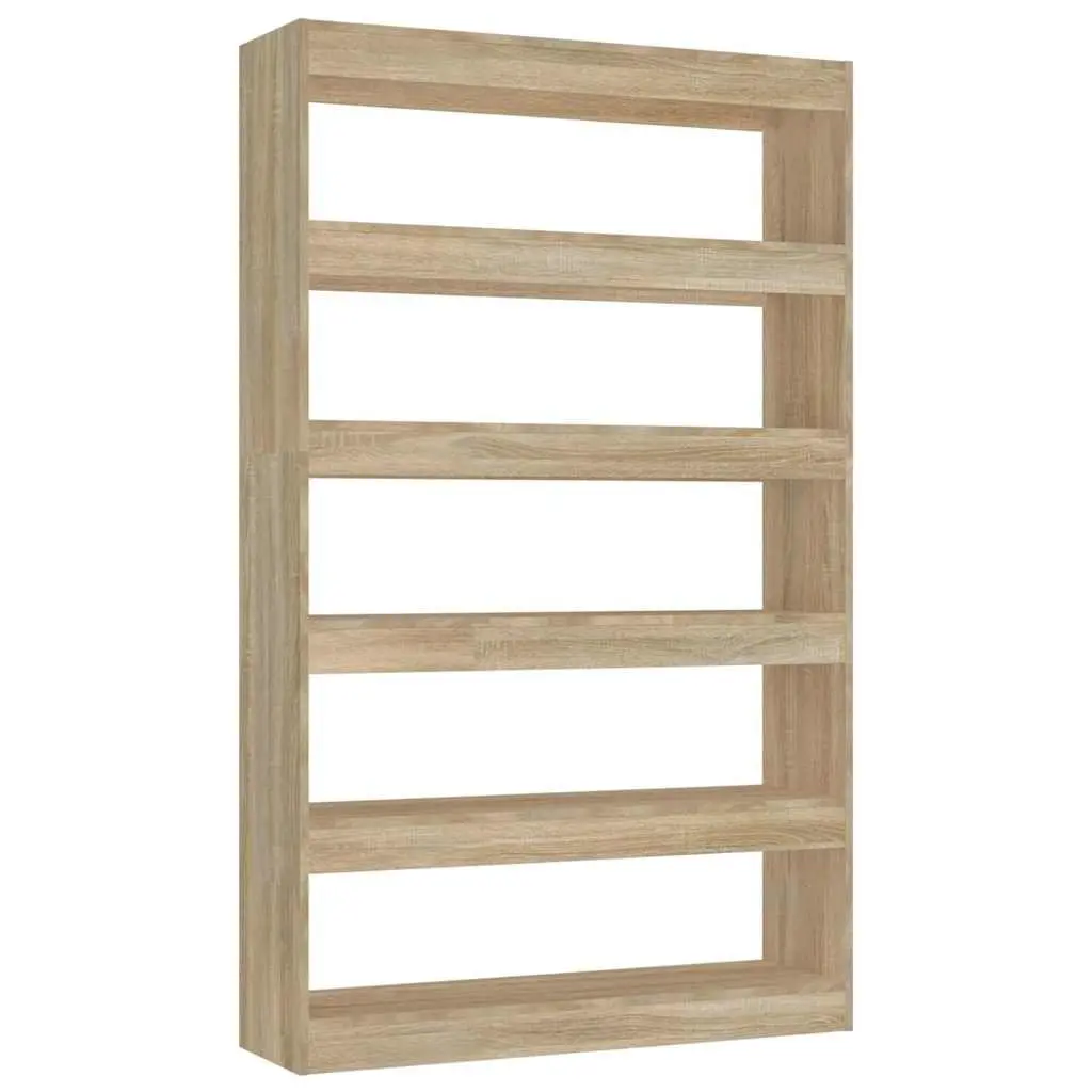 Book Cabinet Room Divider Shelving Unit Bookshelf Storage Organiser Brown Wooden