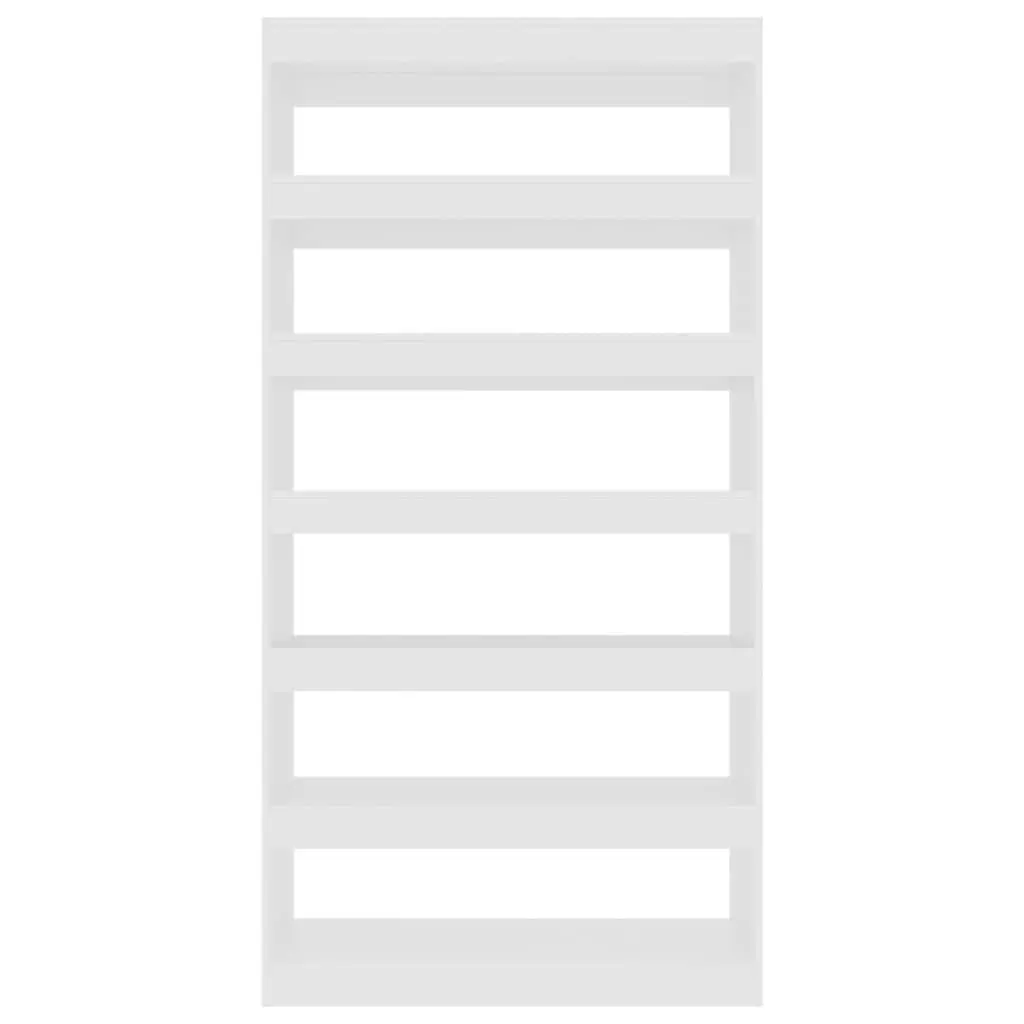 Book Cabinet White Room Divider 100x30x198 cm Storage Organiser