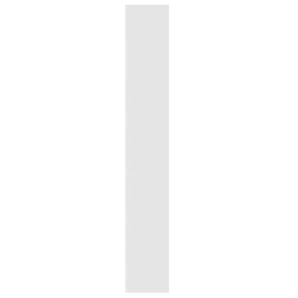 Book Cabinet White Room Divider 100x30x198 cm Storage Organiser