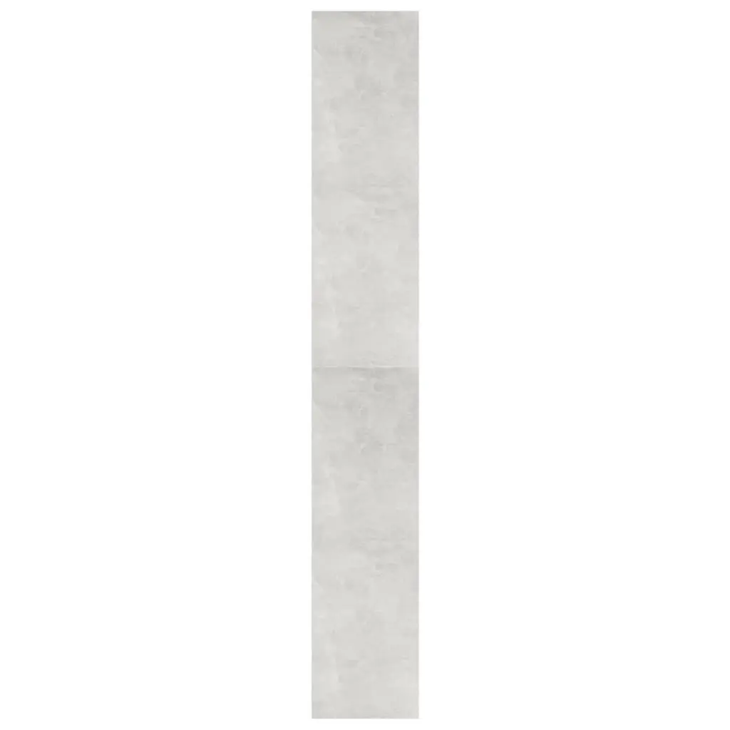 Engineered Wood Grey Book Cabinet Storage Room Divider 100x30x198cm