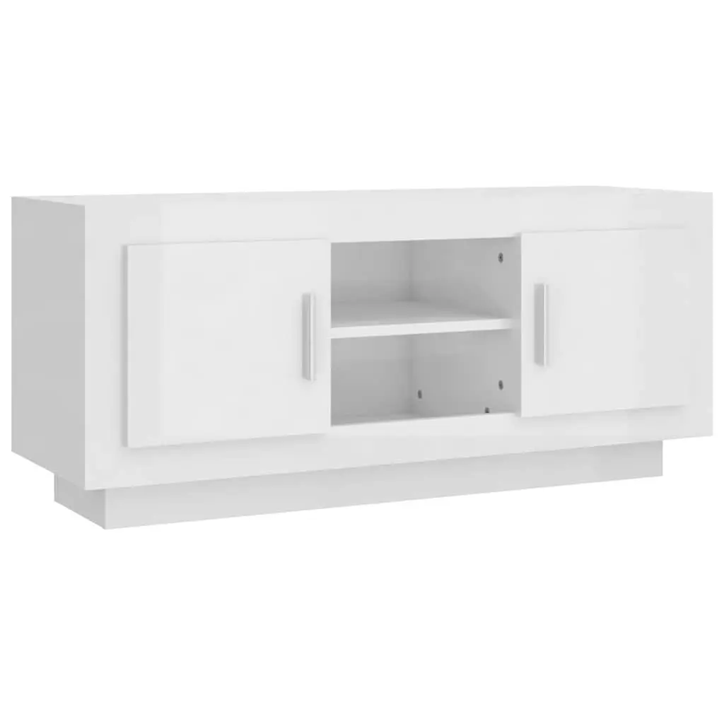 White High Gloss TV Cabinet