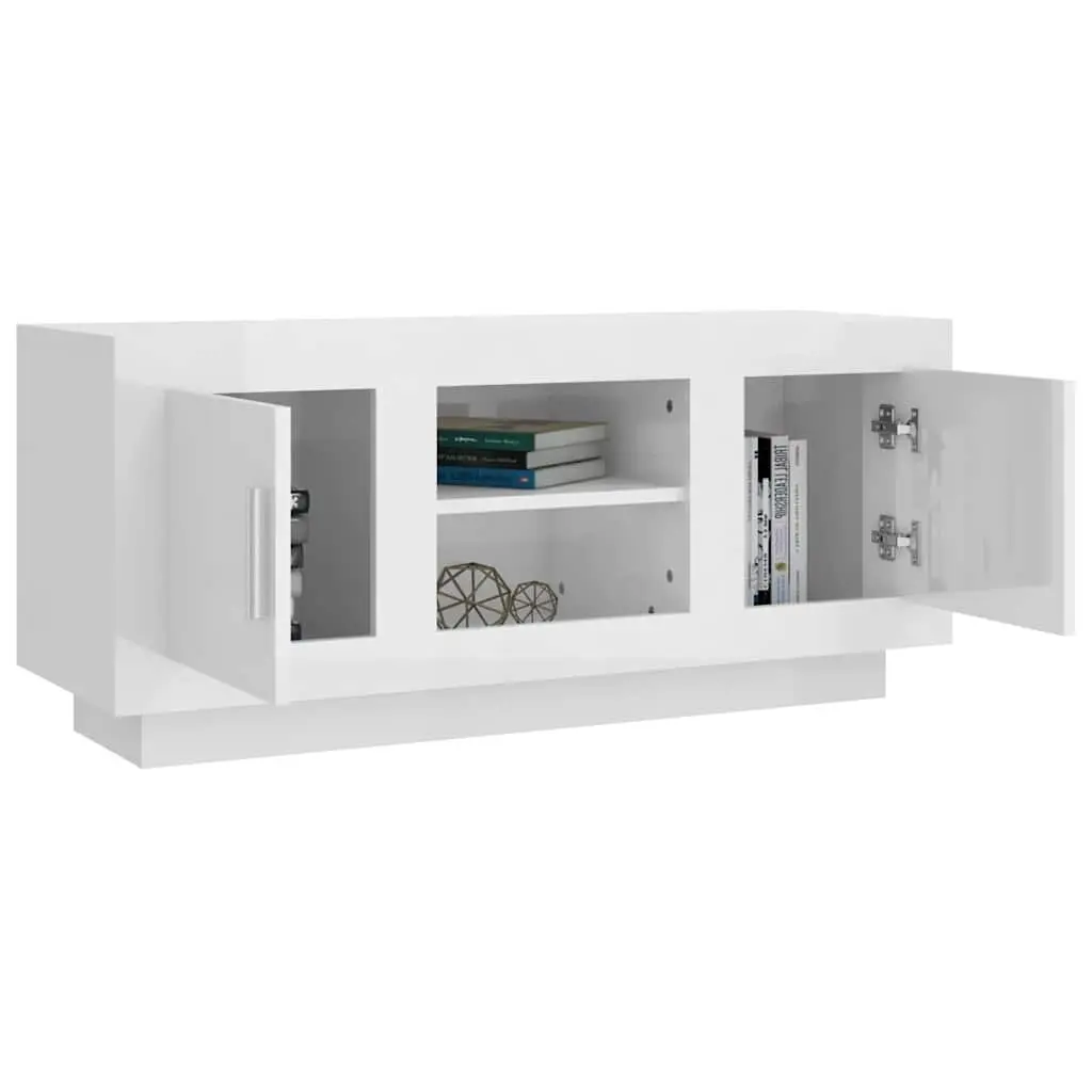 White High Gloss TV Cabinet